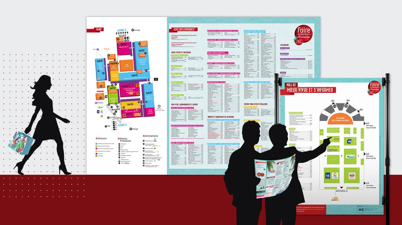 panneaux signalétique foire internationale de montpellier