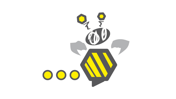 illustration abeille logotype Bambino Smart n°1