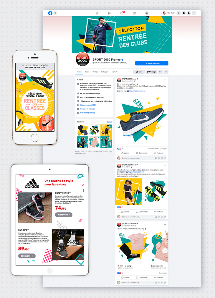Publication Facebook Sport 2000