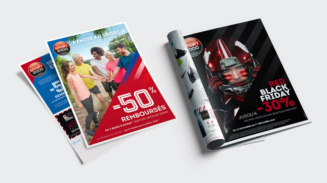 Flyer et annonce presse Sport 2000