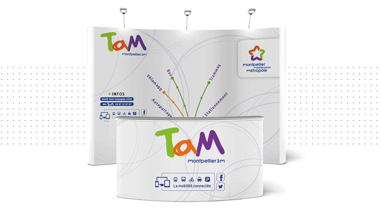 Stand d'exposition de la TaM